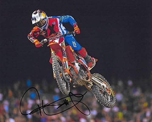 Рајан Данги, Суперкрос, Мотокрос, слободен стил мотокрос, потпишан, автограмирана, 8x10 фотографија, COA со докажана фотографија за потпишување на Рајан ќе биде вклуче?