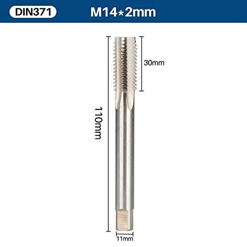 Thrap Tap DIN371 Машината Допрена со засилена шипка M3/M4/M5/M6/M8/M10/M12/M14 Метричка завртка за чешма за чешма Алатка за навојување 1 парчиња