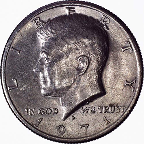 1971 г Кенеди половина долар 50ц за нецирковно