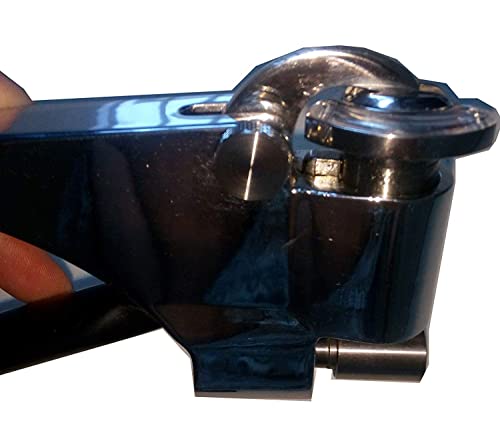 VTSYIQI Webster Testernd Tester Meter Meater Durometer Gauge за алуминиумска легура 25 до110 HRE Дебелина од 0,4 до13 Внатрешен дијаметар 10мм