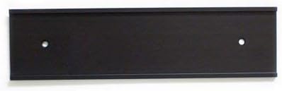 Држач на таблата со име - wallид или врата - црна пакет 8 x 2-10 - направено во САД!