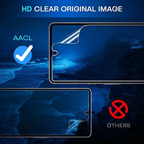 AACL [4-Пакет] Pixel 7 Заштитник На Екранот За Google pixel 7 5G [ Не Стакло] - Заштитник На Екранот За Хибриден Филм Pixel 7 [7h][Компатибилен