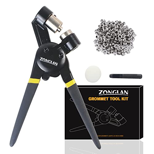 Комплет за алатки Зонглан Громет, алатка за очи, повеќенаменски прирачник за рачно рачно упатство за дупки за дупчење на дупката за