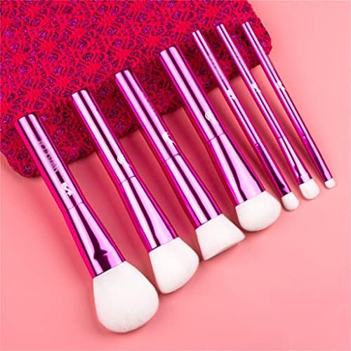 SDGH Преносна розова синтетичка коса сочинуваат четки за шминка за шминка