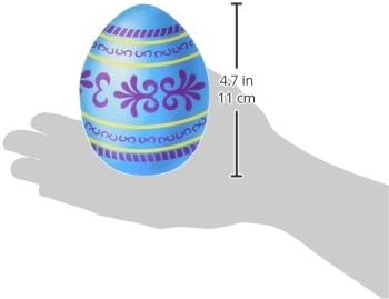 Beistle шарени мини јајце исечени 10 парчиња велигденски украси, разнобојни