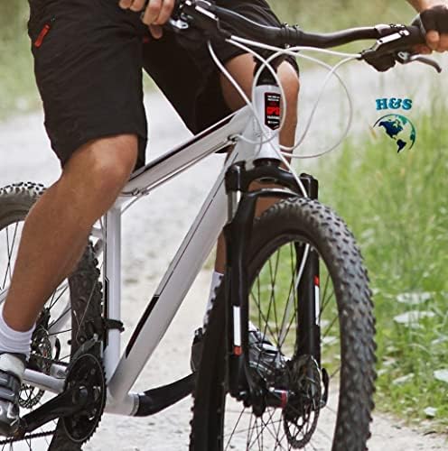 H&Засилувач Предупредување GPS Следење Налепница | Тракер аларм | автомобил - Велосипед-Мотоцикл Заштитени Браник Налепница 3 во x 3.5 во