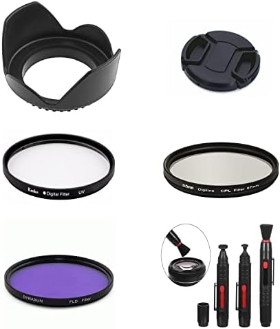 SR8 58MM камера пакет леќа капаче за аспиратор UV CPL FLD филтер четка компатибилен со Fujifilm X-T20 X-T10 X-A10 X-A3 X-A2