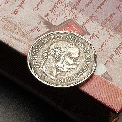 Европска сребрена монета Унгарија сребрен долар 1900 5 Корона сребрена монета Јосиф I комеморативна монета сребрена рунда копија