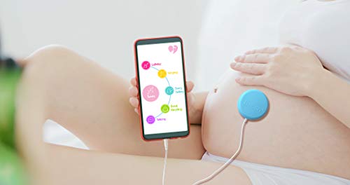 Слушалки за бебиња-свири и споделува музика, звук и гласови на матката-Премиум систем за звучници за бебиња за бебиња-вклучително и апликација