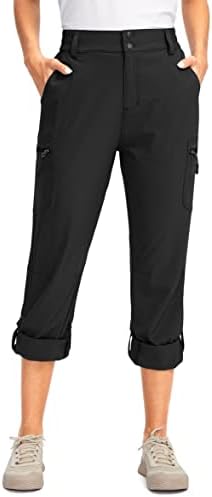 G Постепени женски пешачки панталони со џебови со патенти, кабриолет, лесен, брзо суво истегнување на панталони за кампување