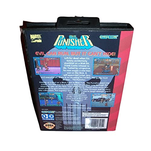 Адити Панисер САД го покрива со кутија и прирачник за Sega Megadrive Genesis Video Game Console 16 Bit MD картичка