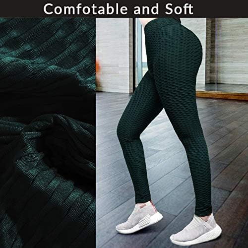 Fireero хеланки за жени кревање класичен тренинг за трескање текстура со високи половини јога панталони