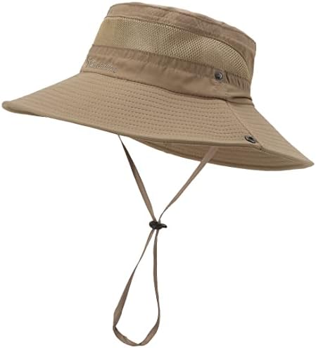 Сонцето на Росдккур за мажи широки капачиња за жени, женски плажа риболов на отворено лето сафари буни капа upf 50+ заштита од сонце