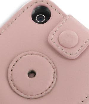 Монако Ракав Тип Розова Кожа Покритие Случај W/Отстранлив Појас Клип за на&засилувач;T Apple iPhone 3G / 3GS