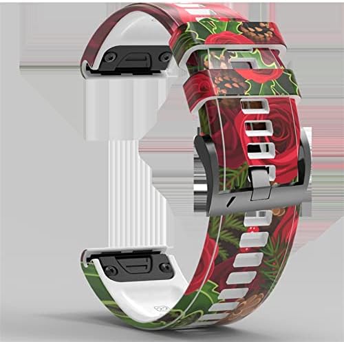 Ленти за рачки на зглобовите на Neyens за Garmin Fenix ​​5 5x Plus 6 6x Pro 935 945 3HR Smart Watch Printing Sports Silicone WatchBand S Брзо издание