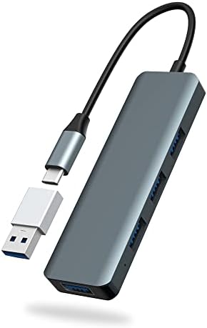 ЦЕНА XVX M84 75% Безжична / Жична Механичка Тастатура &засилувач; USB C Центар 4-Порта, АЛУМИНИУМ USB 3.0 Центар СО USB C ДО USB Адаптер