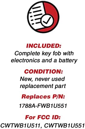 Клучна опција Без Клуч Влез Далечински Управувач Замена На Клучот За Автомобил За CWTWB1U511