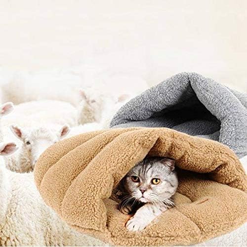 ХОПЕТ Милениче Мачка Топла Вреќа За Спиење Руно Мачка Куќа Одгледувачница