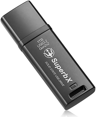 TRIDENITE Преносни SSD 1TB СОЛИДНА Состојба USB Диск, USB 3.2 Gen2x2 SuperSpeed+, UASP Компатибилен, Супербх Метал Заштита На Телото. Ултра