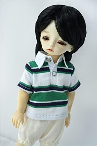 JD192 6-7inch 16-18cm кратко момче пријател Исечете го синтетичкиот Mohair BJD перики 1/6 yosd додатоци за кукли