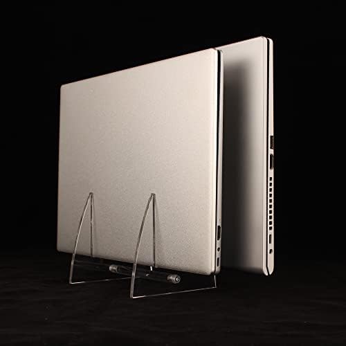 Држач за лаптоп вертикален лаптоп штанд - двоен слот вертикален лаптоп штанд, лаптоп вертикален штанд, исправен држач за лаптоп за биро