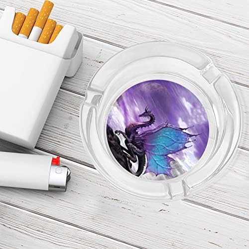 Фантазија змеј виолетова цигара стакло од цигара од пепелници за пушење држач за пепел за дома хотелска маса врвна декорација