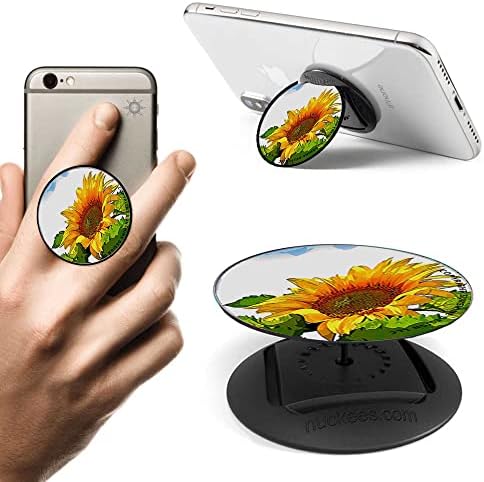 Сончогледово Сино Небо Телефон Зафат Мобилен Телефон Стојат одговара iPhone Samsung Галакси И Многу Повеќе