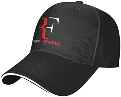 Роџер Федерер Хет Менс женски капа возрасен унисекс Камион Хет класичен прилагодлив сендвич бејзбол капачиња капи