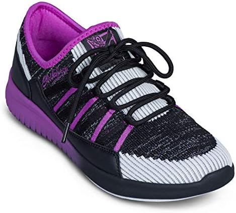 KR Strikeforce Jazz Black/Purple лесна женска куглана чевли со удобност вклопува во технологија