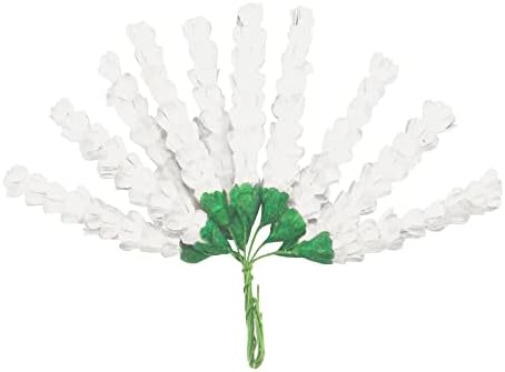 Couture креации - цвеќиња од хартија од лаванда - стебла од лаванда од бела хартија