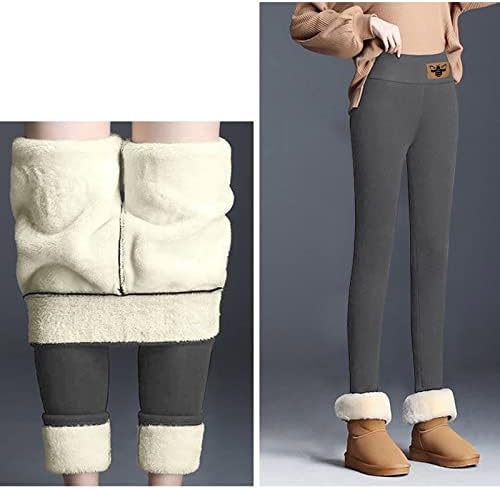 Womenените плус големината на задебелување Сладок слатки печати високи половини затегнати панталони со лесни лесни зимски топло топло џогери