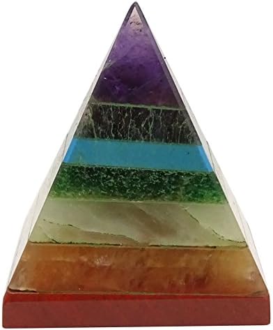 Хармонизирајте го црниот оникс Фенг Шуи Реики лекување на кристал Духовен пирамида генератор на енергија
