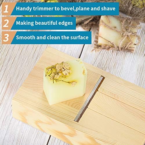 Sanbege Soap Beveler Planer, алатка за кастрење на сапун, алатка за бричење сапун за правење сапун, рачно изработена леб од свеќа