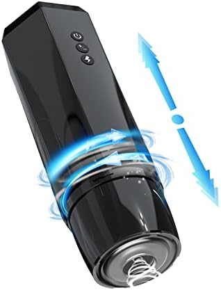 Onismo Автоматски машки мастурбатор, електрична чаша за мастурбација џеб пичка со 7 моќни нафрлачки ротирачки режими, 3Д големи текстура на жито, длабоко масажер, пени?
