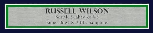 Расел Вилсон автограмираше врамена 8x10 фотографија Сиетл Seahawks RW Holo Stock 202118 - Автограмирани НФЛ фотографии
