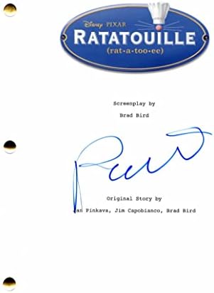 Патон Освалт го потпиша целосниот филм за скрипта за автограм Рататуил - Спенс Олчин Кралот на Квинс, Голдбергс, многу ретка
