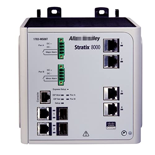 1783-MS06T Stratix 8000 Ethernet Switch Module 1783-MS06T PLC Запечатен во кутија 1 година гаранција брза