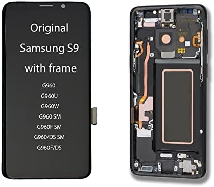 Samsung Galaxy S9 5.8 Вистински Оригинален Oem Дисплеј Дигитализатор Lcd Екран Замена На Допир Собранието G960 G960W G960w G960