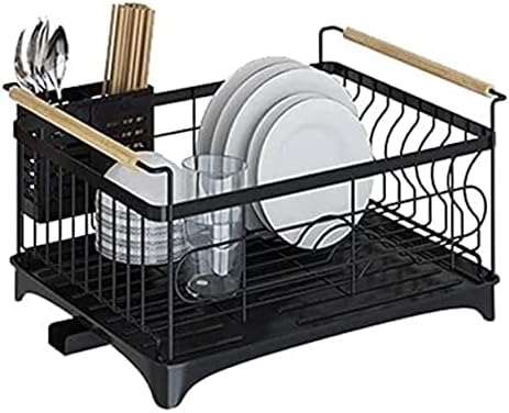 Jgatw сад за сушење решетката од не'рѓосувачки челик решетката кујнски садови полици мијалник за мијалник за садови за садови лажици