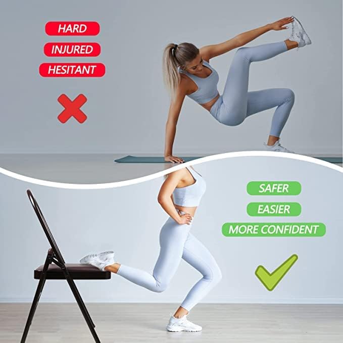 Јога стол јога Помошна алатка за обука на Флексибилноста на столот, алатка за обука на сила, преклопна јога стол за обука на рамнотежа, со