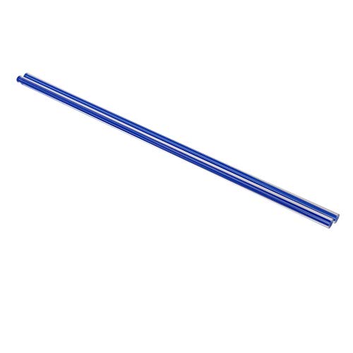 Fielect 6mmx500mm длабока сина права линија цврста акрилна тркалезна шипка PMMA Bar 2 парчиња