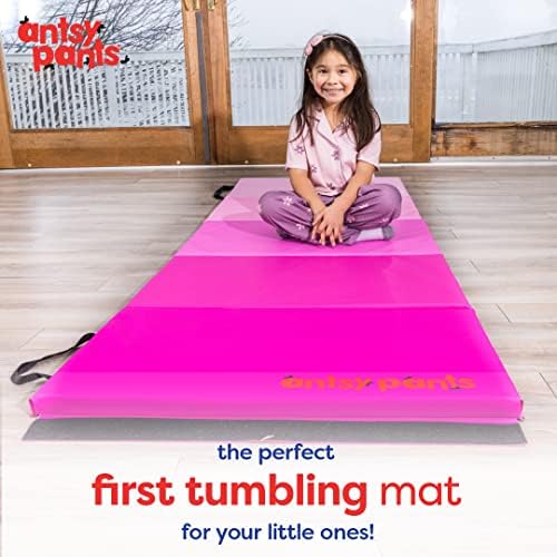 Тумички душек - гимнастика Мат, лесна за чистење салата за салата, цврста, преклоплива мавта за деца, лесен, лесен, преносен, рачка