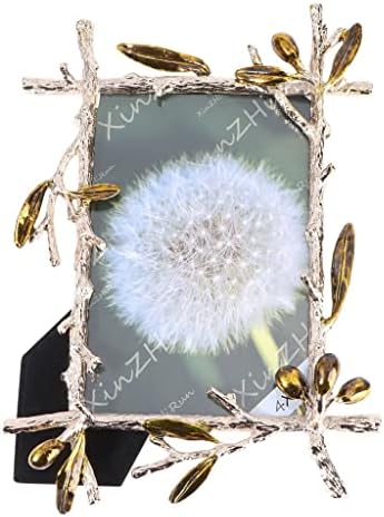 BHVXW ретро златна емајл креативна метална фото рамка за поставување подароци