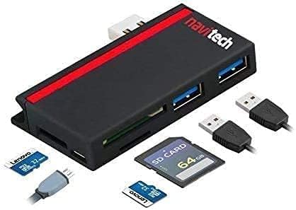 Navitech 2 во 1 лаптоп/таблет USB 3.0/2.0 HUB адаптер/Micro USB влез со SD/Micro SD -читач на картички компатибилен со Acer