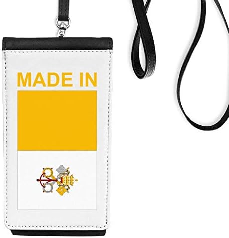 Направено во градската земја во Ватикан, Loveубовна телефонска чанта, виси мобилна торбичка со црн џеб