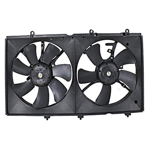 Rareelectrical New Cooling Fan Compatible with Mitsubishi Lancer 2.0L 1997Cc 2005-2006 by Part Numbers MR312899 MR314718 MR464708 MR968365 MR993933 MI3115119