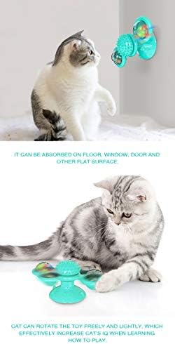 Без/бренд ветерници за мачки играчки за задевање интерактивни играчки за маче за мачки во затворен простор со вшмукување чаша за мачки играчки за мачки