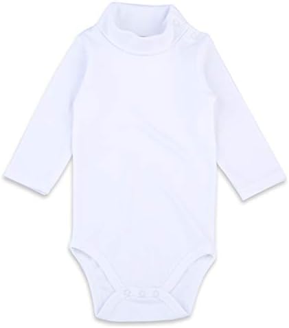 Дефан бебешка територија со долг ракав момче девојче солидна облека со памук скок 0-24 месеци, 2 пакувања