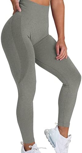 Glvsz хеланки панталони за нозе жени кои работат со јога хеланки, спортски колк за кревање женски фитнес висока половината