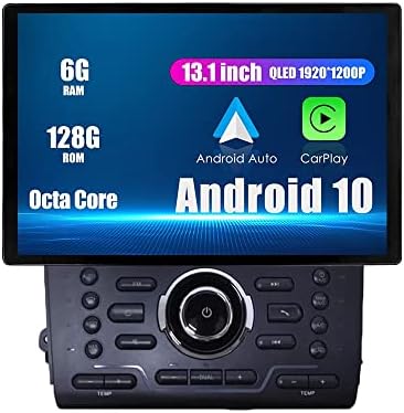WOSTOKE 13.1 Андроид Радио CarPlay &засилувач; Андроид Авто Авторадио Автомобил Навигација Стерео Мултимедијален Плеер GPS Екран НА Допир RDS DSP